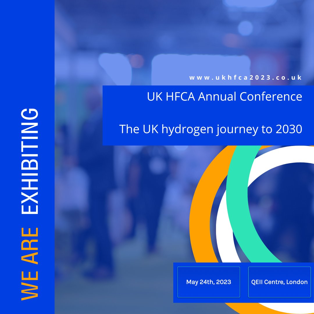 hyper_h2's tweet photo. Visit us on Stand #1 at the UK HFCA 'Getting to 2030' annual conference, along with other key hydrogen players across the value chain. We are ready network, exchange perspectives and build business with you all!
@CranfieldUni @CranfieldEnergy https://t.co/LprOqtN8fr