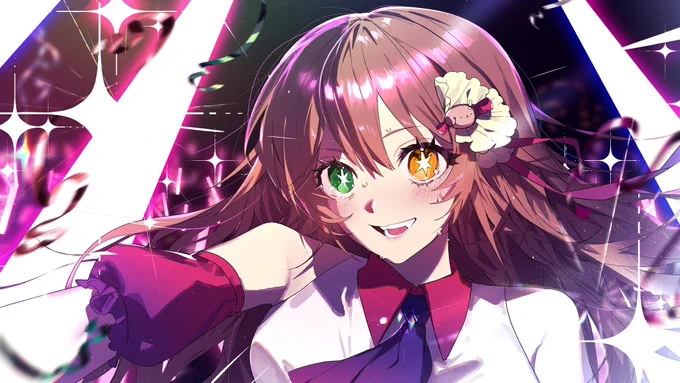酢酸かのんさまのカバー動画でイラストとアニメーションお手伝いさせて頂きました…!!全部最高ですぜひ #酢Art