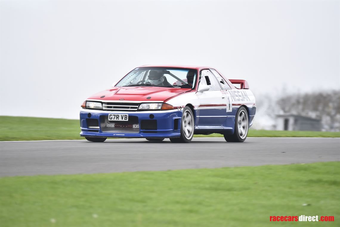 For Sale: Nissan Skyline R32 GTR. Rear wheel drive with Chevrolet LS1 5700cv V8.

Previously raced in the middle east NGK touring car series but currently used for trackdays. £45k 🏁

#NissanSkyline #GTR 

(📸 racecarsdirect.com/Advert/Details…)