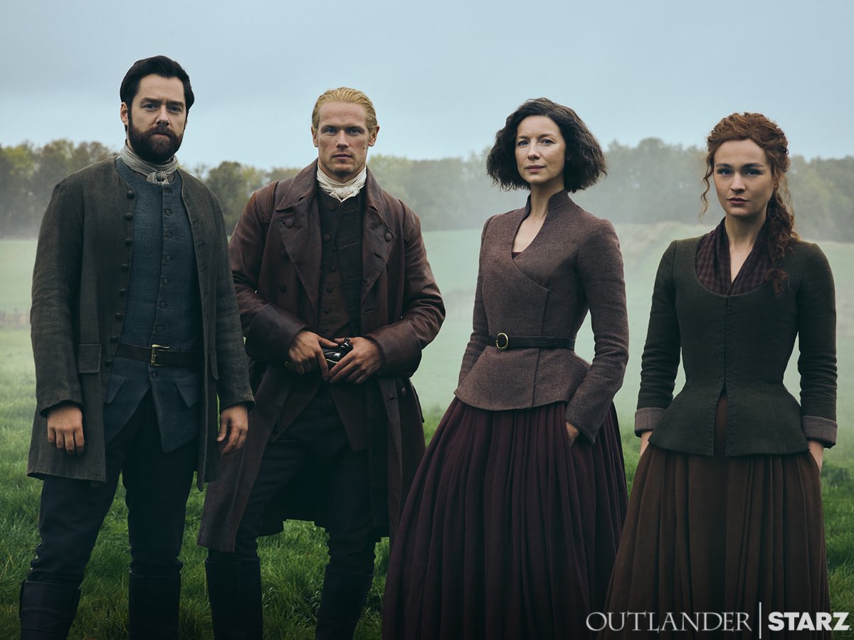 FilmingScotland's tweet image. The @Outlander_STARZ  family.

More photos from our Gallery shoot with photographer, James Minchin.

@STARZ, @LeftBankPics &amp;amp; Portfolio One.

#OutlanderSeason7
