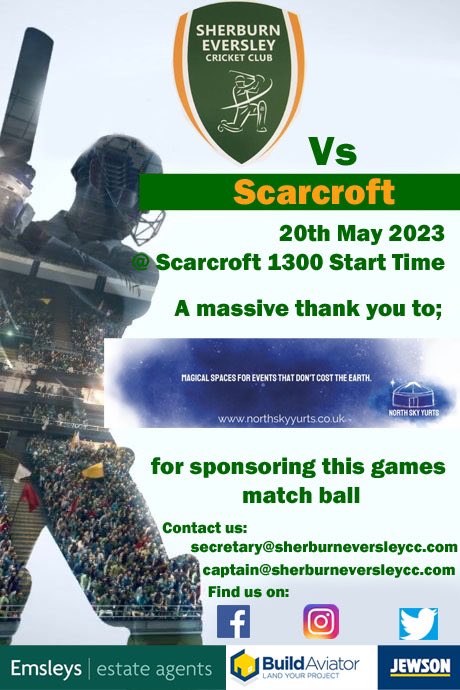 Sherburn Eversley CC tweet media