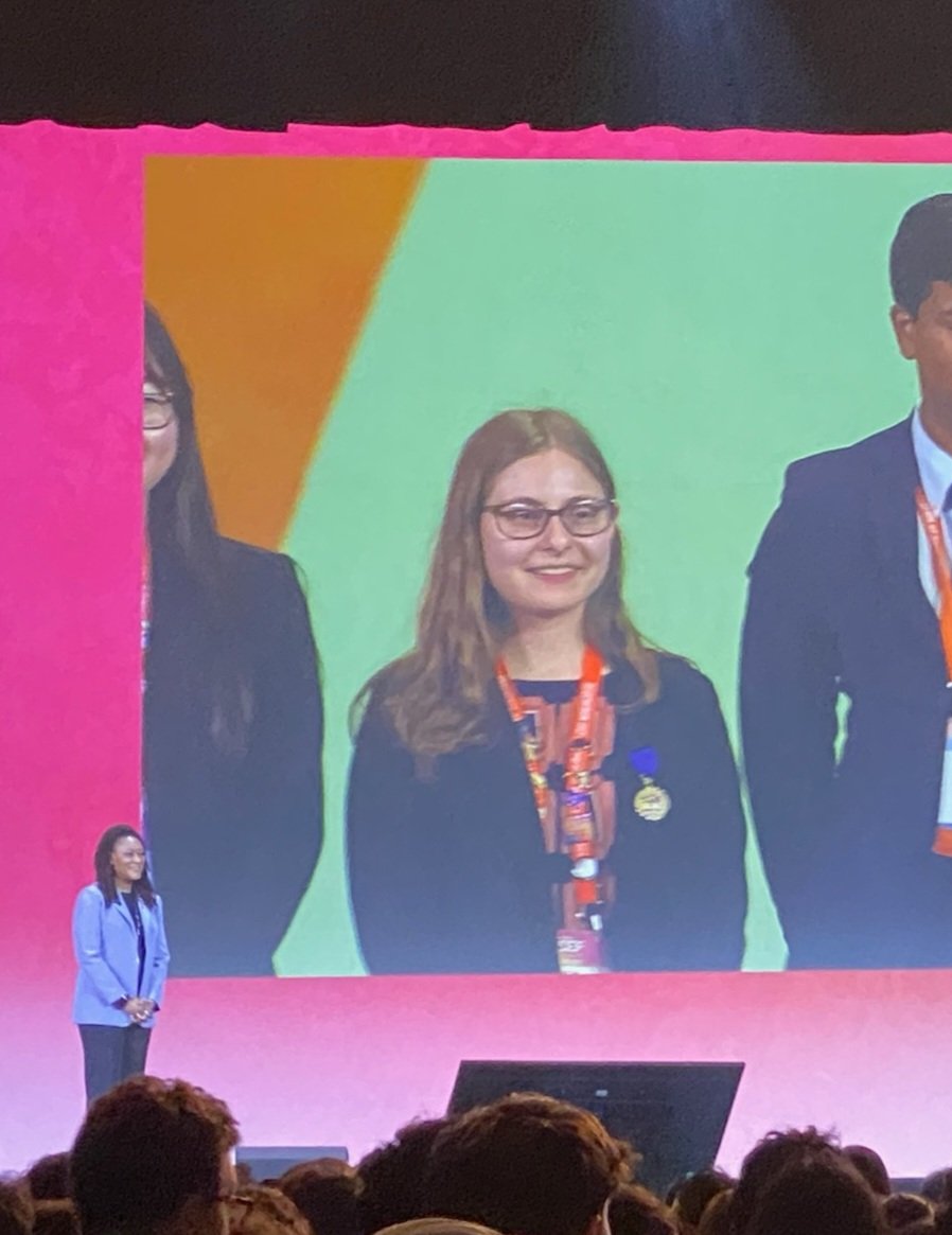 Mrs_A_Bosse's tweet photo. Big Congratulations to Blair students representing ScienceMONTGOMERY at ISEF 2023 - Julia placed 2nd and Sudhish 4th in their research categories, and Julia won two additional special awards! https://t.co/20p1crd8oQ