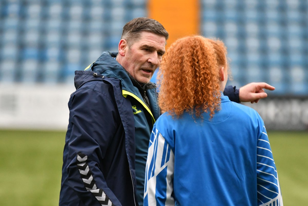 KilmarnockFC's tweet photo. Jim Chapman has urged his side to “control the controllables” as they prepare to make a final day bid for the #SWPL2 play-off spot. 

➡️ Full interview: https://t.co/rKVxyMY6n3 https://t.co/WY5h7e3s6e