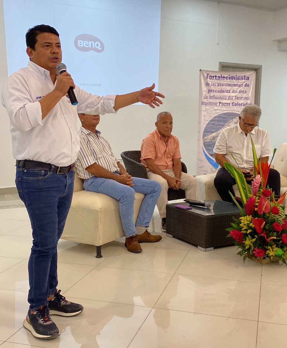 GaceUnimagdaln's tweet photo. 📢📢#AEstaHora se desarrolla Foro de Pesca y Acuicultura🐠🎣 en el marco del Convenio interinstitucional entre #Cenit y @Unimagdalena para contribuir al desarrollo laboral, empoderamiento local y representatividad de los pescadores de #PozosColorados
#ComunidadEmpoderada https://t.co/VqLhmIpla0