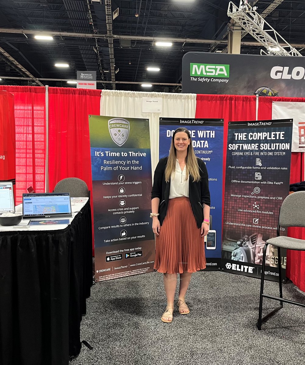 ImageTrend_LLC's tweet image. Carrie Castor has arrived in Harrisburg, PA, and is ready to demonstrate our #FireSolutions at the Lancaster County Firemen&apos;s Association Fire Expo. You can find her at Booth #283 through tomorrow afternoon. #Elite #RMS