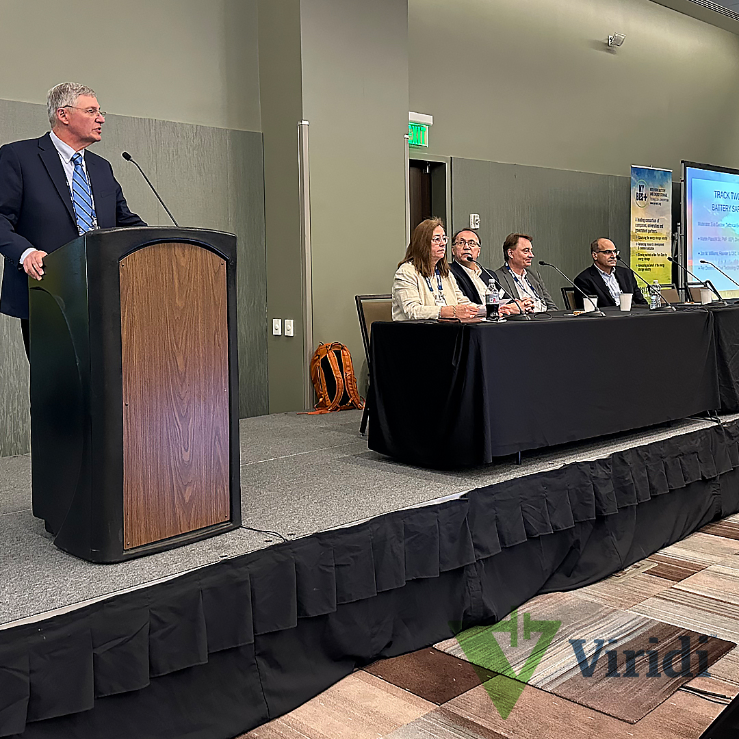 ViridiParente's tweet photo. In Albany at the #CaptureNYBEST2023, Viridi CEO Jon M. Williams participates in a panel discussion for Battery Safety &amp; Testing and was a featured presenter about #lithium-ion technology as a fail-safe point-of-use energy storage solution. ► https://t.co/7Doaytt2SH https://t.co/0g8GwuzbJn