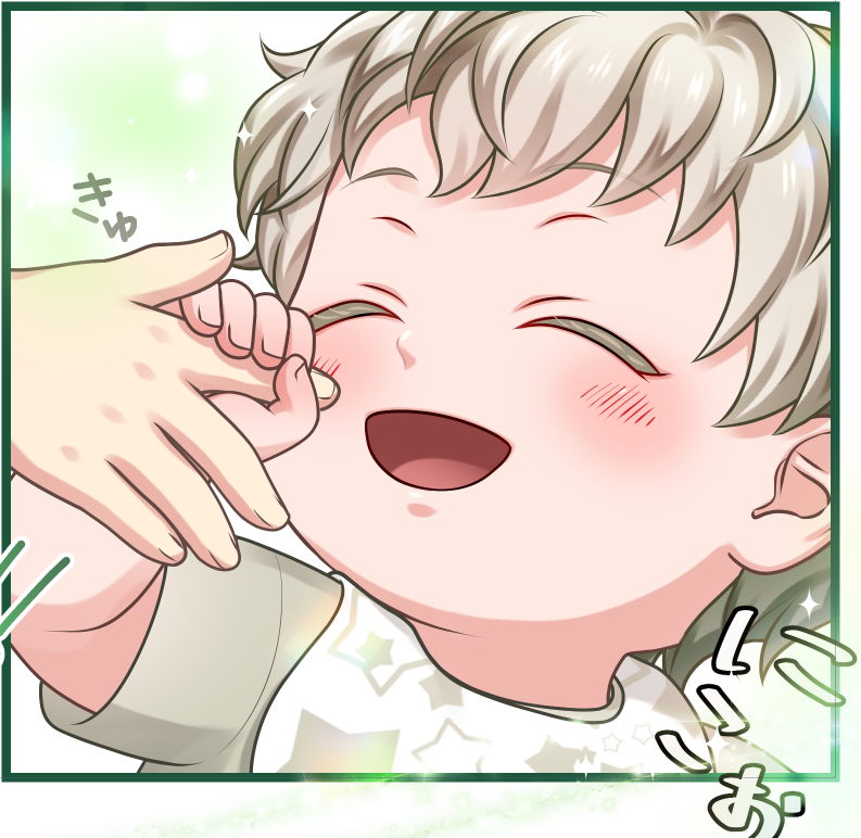 にこぉ #いがらしかずゆき 0歳なのでまだ歯がありません #スターリィパレット まさか #スタパレ で0歳児を描く未来があるとは思わなかった現実
