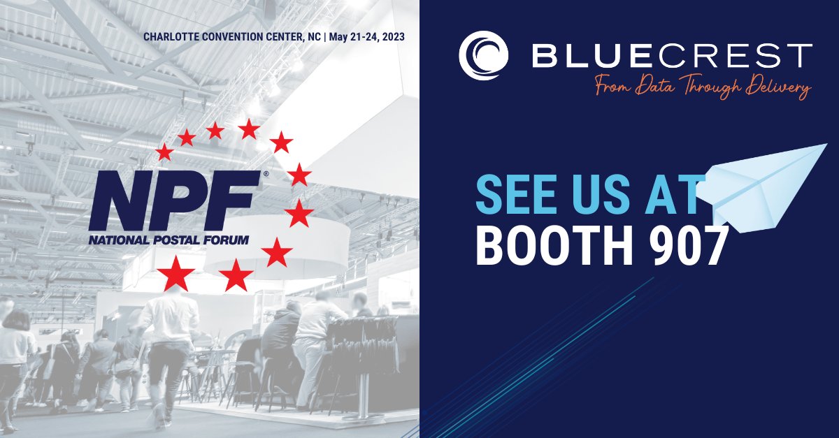 BCrestinc's tweet image. This weekend kicks off the 2023 National Postal Forum! Come see us at booth 907 and discover the latest innovations in postal, presort, and ecommerce solutions.

#NPF2023  #PostalSolutions #Mailing #Presort #ecommerce