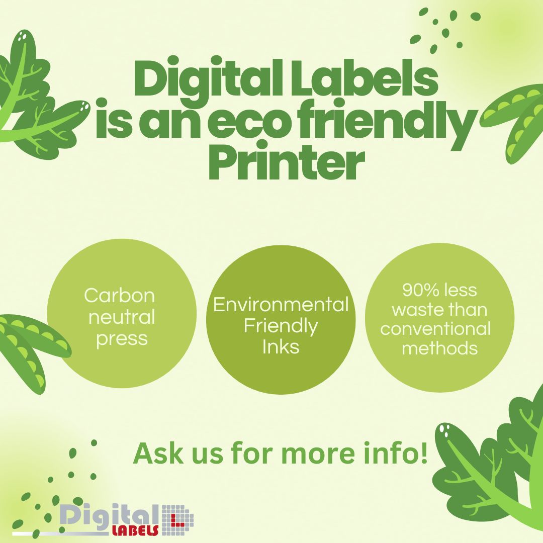Digitallabelsca's tweet image. Digital Print is an eco friendly way of producing your product labels!