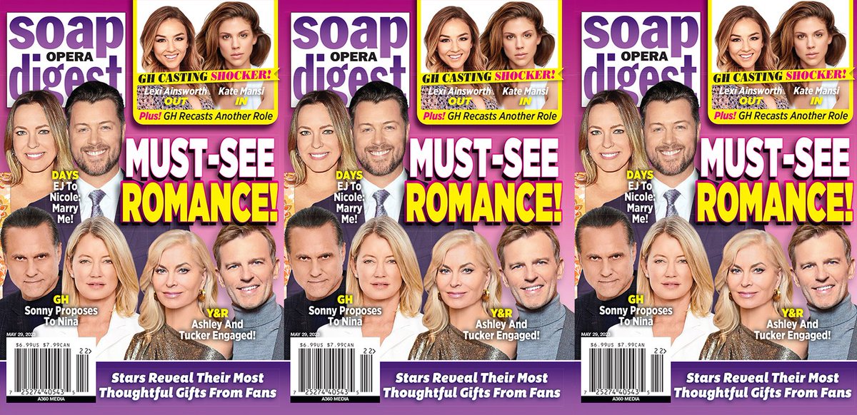 Soap Opera Digest on Twitter "Check out the new issue on sale now"