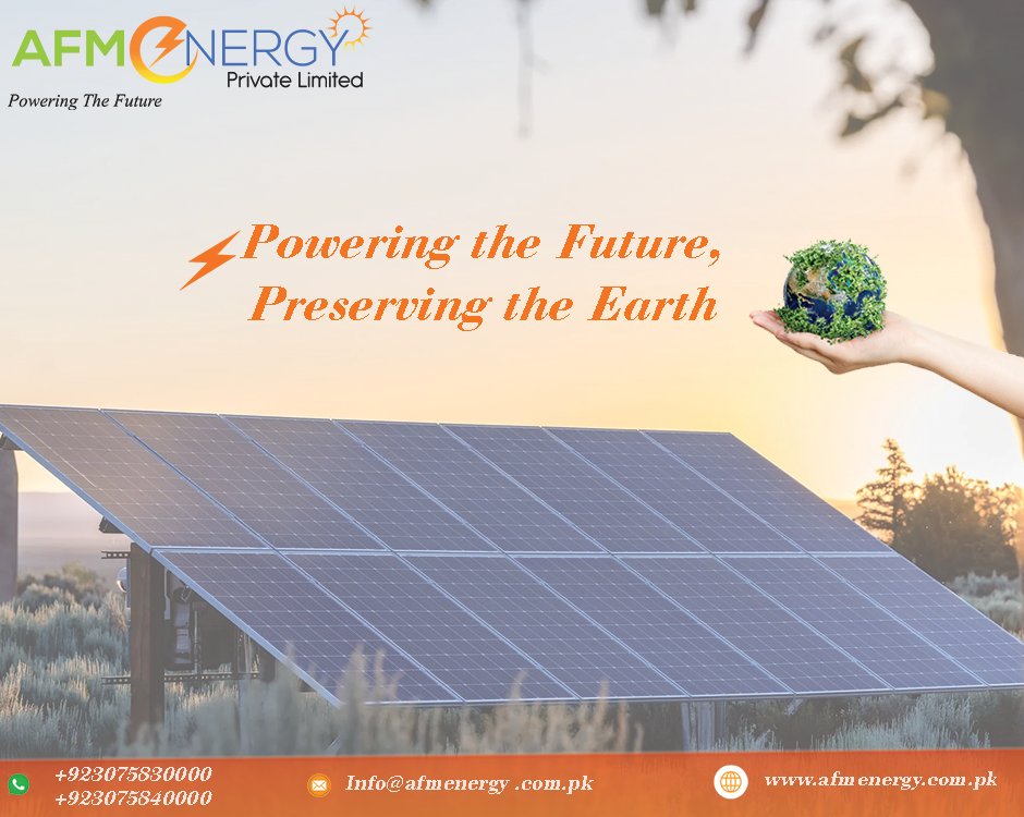 Empowering the Future, Preserving Our Earth..📷
Go green with AFM Energy 📷📷
Let the sunshine in 📷📷
📷 03075840000
📷 03075830000
📷Or Email At: info@afmenergy.com.pk
Website: afmenergy.com.pk
#SustainableEnergySolutions #RenewableEnergy #CleanTechnology