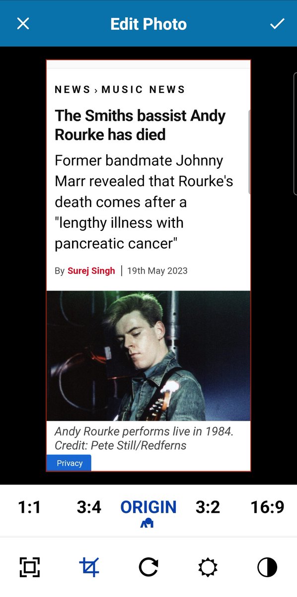 Reposted from @fingersjohn R.I.P #AndyRouke #TheSmiths