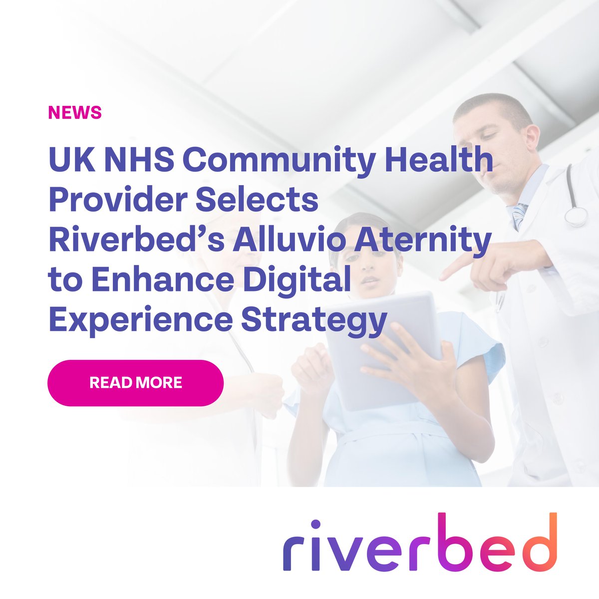 riverbed's tweet image. .@NHSKentCHFT trusts Alluvio Aternity to drive better end-user experiences for clinicians and create safer patient pathways. 🙌 Plus, they’ve already gained a massive return on investment.  Read more: rvbd.ly/3od3KDv 

#DigitalExperience #NetworkVisibility