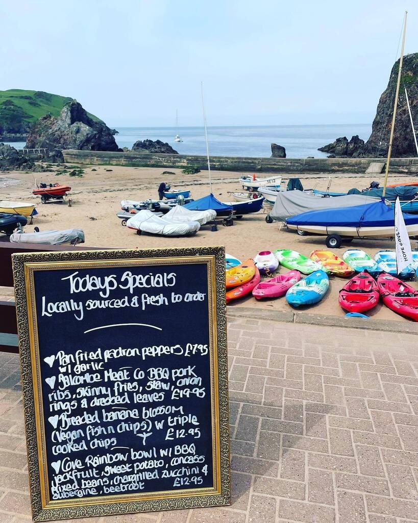 FRIDAY seaside specials…….😃 Eat in the restaurant 👍 #wearethecove