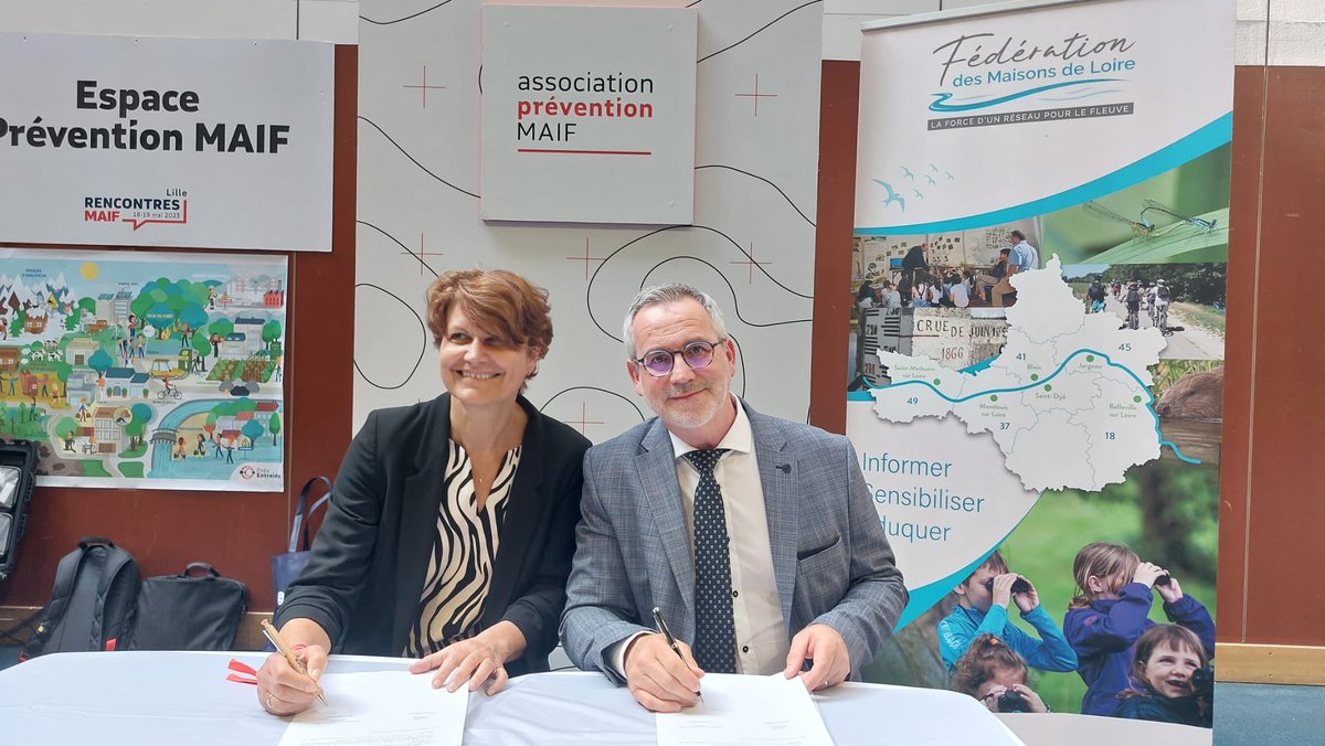 La convention entre l’⁦<a href="/usepnationale/">USEP nationale</a>⁩ et ⁦@Prevention_MAIF⁩ formalisant la collaboration sur le Savoir rouler à vélo et l’usage des mobilités douces a été reconduite. #SRAV
