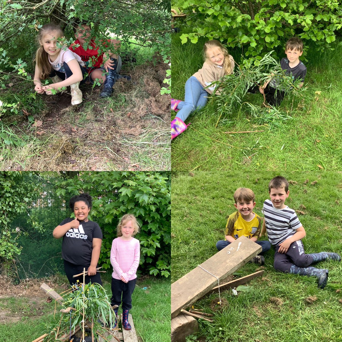 Class3StAnnes's tweet photo. Wow, what a week! We have LOVED exploring our forest school and building new homes for Mole. 
#forestschool #outdoorlearning #exploring #learningoutside https://t.co/Z6EfL748wN
