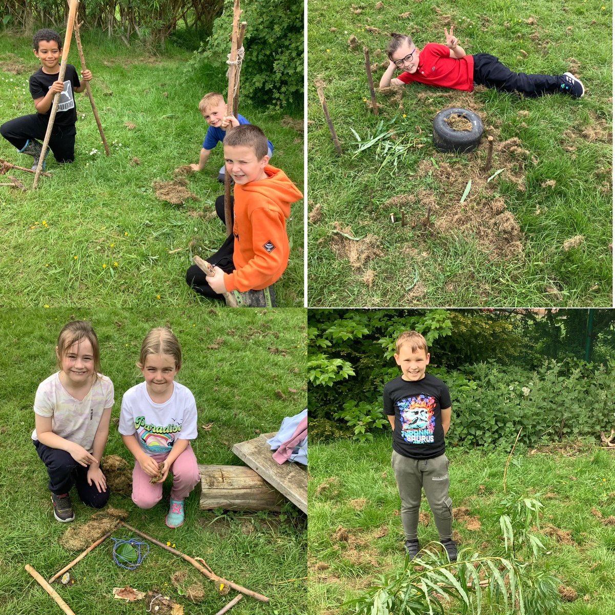 Class3StAnnes's tweet photo. Wow, what a week! We have LOVED exploring our forest school and building new homes for Mole. 
#forestschool #outdoorlearning #exploring #learningoutside https://t.co/Z6EfL748wN