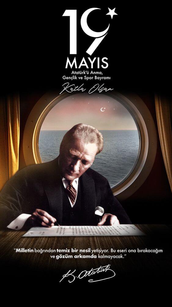 19 Mayıs Atatürk'ü Anma, Gençlik ve Spor Bayramımız kutlu olsun..