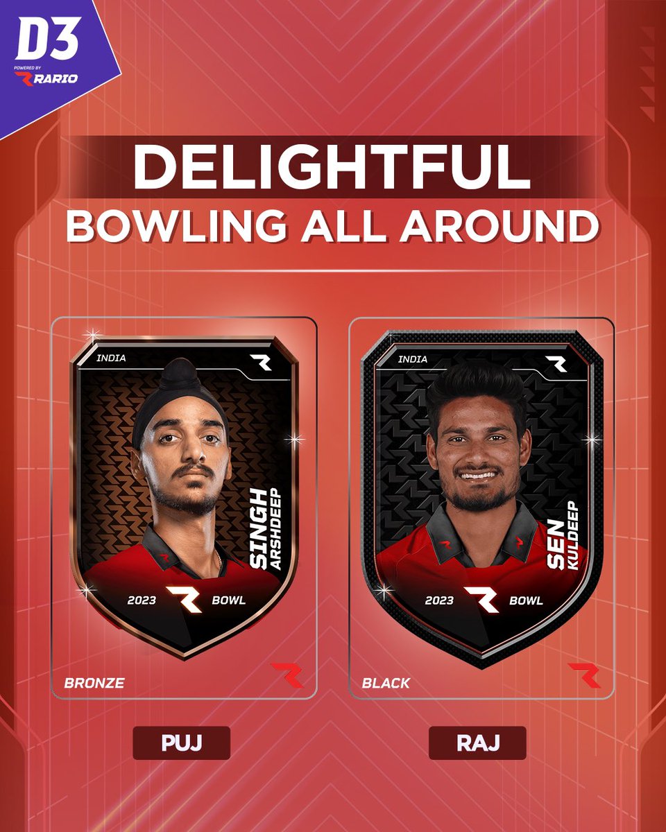 TheD3Official's tweet photo. Who are your 🔝3 bowlers to pick? Tell us in the comments

#D3 #DigitalPlayerCards #PlayerCards #Rario https://t.co/8fURvOnxNe