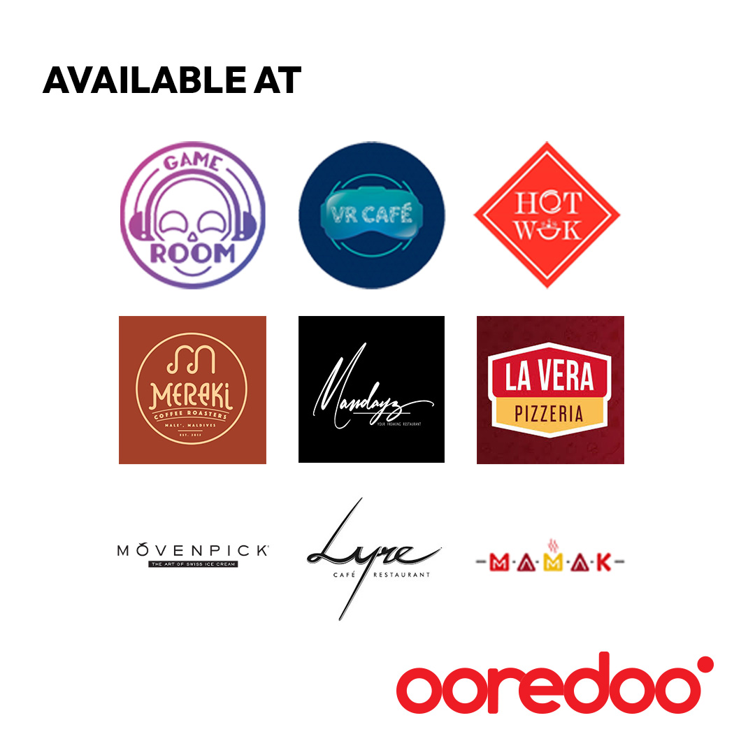 Treat a loved one or even yourself to a variety of drinks and snacks from our #TextaCoffee partners!

To send Text a Coffee 👉 ore.do/txtcofy

<a href="/vrcafeMV/">vrcafe.mv</a>  <a href="/merakicoffee/">Meraki Coffee Roasters 🇵🇸</a>   <a href="/laverapizzeria/">La Vera Pizzeria 🍕</a>  <a href="/MovenpickMV/">Mövenpick Maldives</a> <a href="/cafe_lyre/">Lyre</a> Mandayz | Game Room | Hot Wok Restaurant