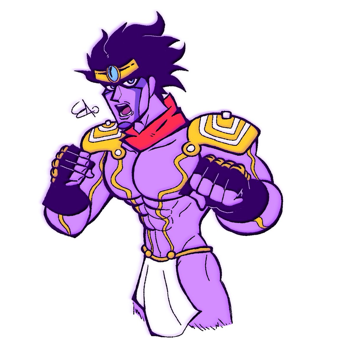 Just a Star Platinum doodle that I liked.

#fanart #FanArtFriday #JOJO #JoJosBizarreAdventure #digitalart #DigitalArtist