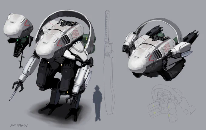 Skebで描いた搭乗型ロボ