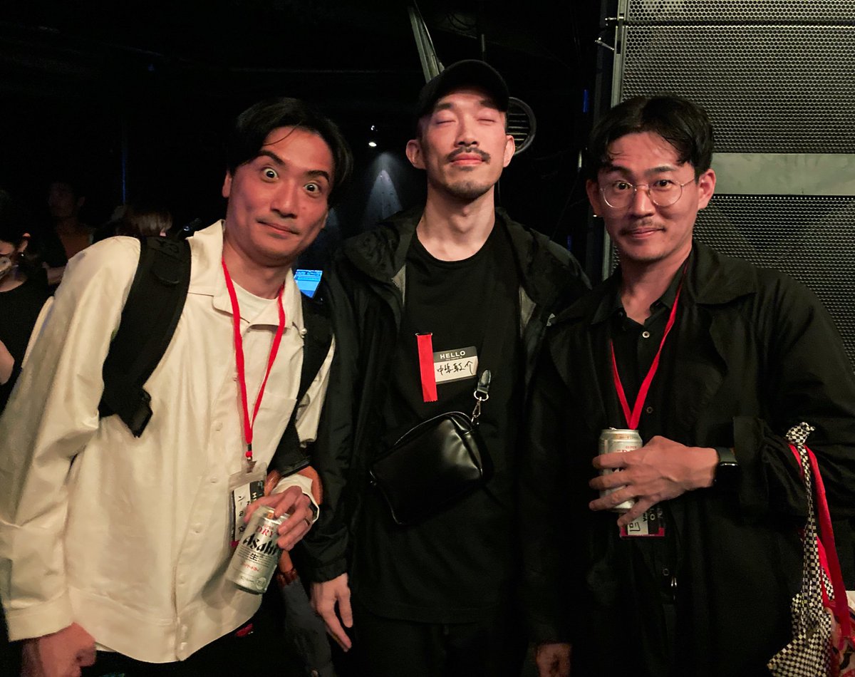 本日は #映像作家100人 のパーティにお呼ばれ。お目当てはもちろん今回初掲載の #peledona(永田くん&amp;コウジくん) ！というのも僕の映画『#SharethePain』が #TAMANEWWAVE で上映された際にサプライズで二人が観に来てくれてて、ずっとサプライズ返ししたかったのです。エモくて泣きそうになったわあ😌