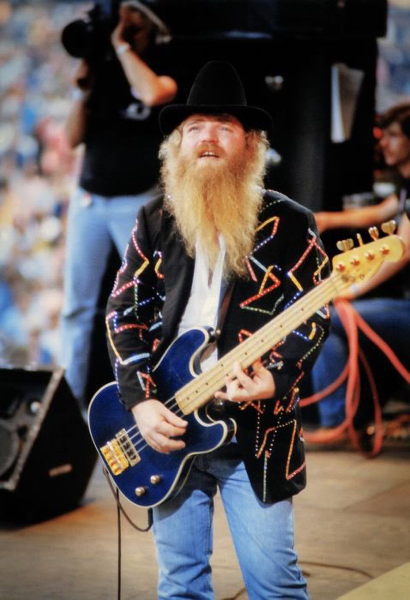 Remembering ZZ Top bassist Dusty Hill on what would have been his 74th birthday. #DustyHill