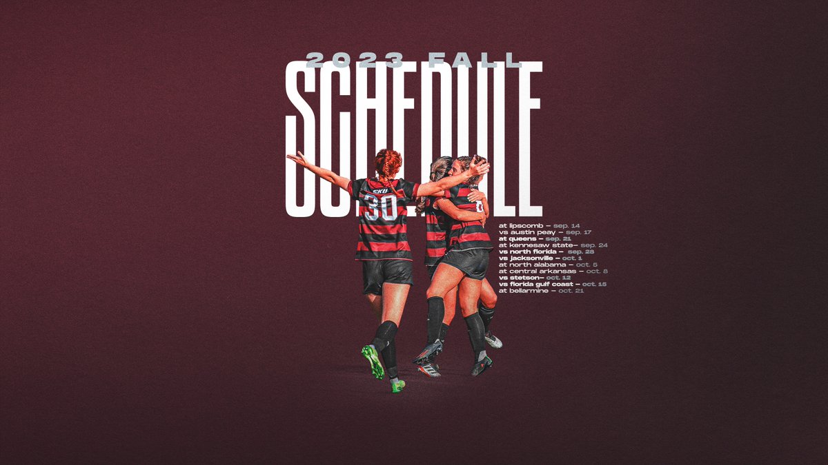 Our <a href="/ASUNSoccer/">ASUN Soccer⚽</a> slate is 𝙃𝙀𝙍𝙀 🤩

We can't wait to see you at the EKU Soccer Field this Fall!