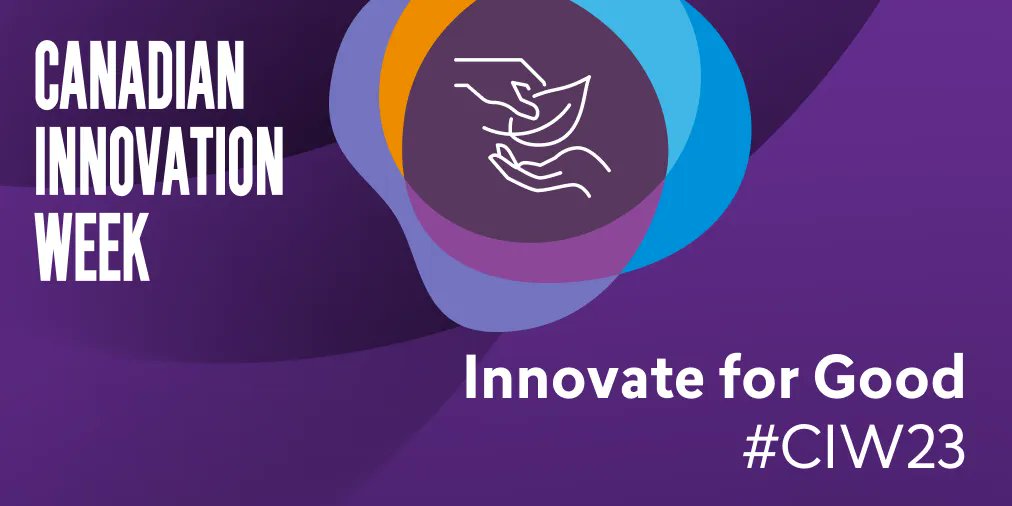 Cdn_Innovation's tweet photo. It's Day 5 of #CanadianInnovationWeek and today's theme is #InnovateForGood! 🙌

Let's celebrate all the amazing innovations happening in Canada that are making a positive impact on the world. 🌍 Don't forget to share your own successes and accomplishments using #CIW23. https://t.co/4S730gzbnq