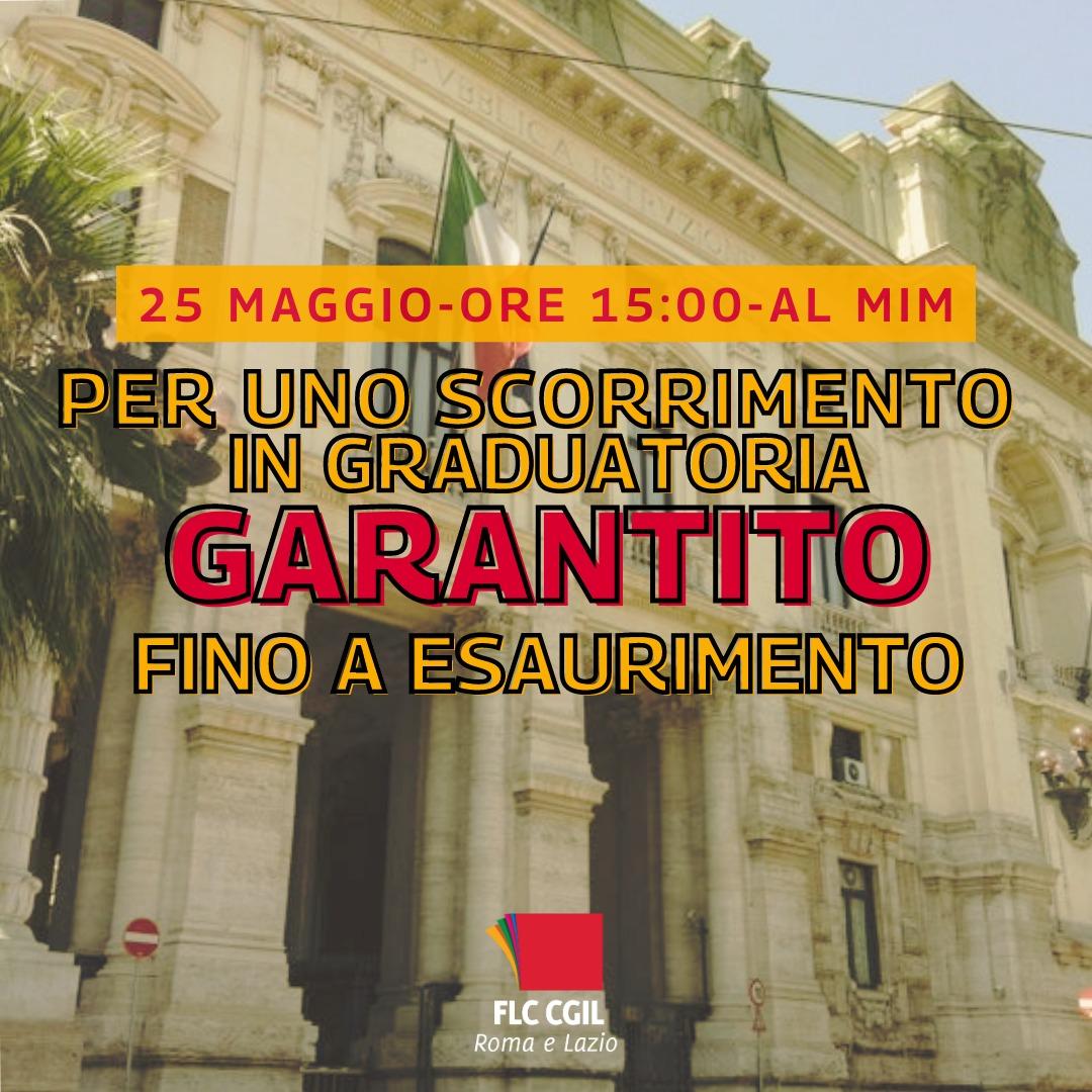 📌Per uno Scorrimento in #Graduatoria #Garantito.
25 maggio #Presidio sotto al #MIM

🗓️Per il 25 maggio alle ore 15.00 è previsto un presidio al Ministero dell'Istruzione e del Merito organizzato dagli idonei inseriti in graduatoria del concorso ordinario 2020.
