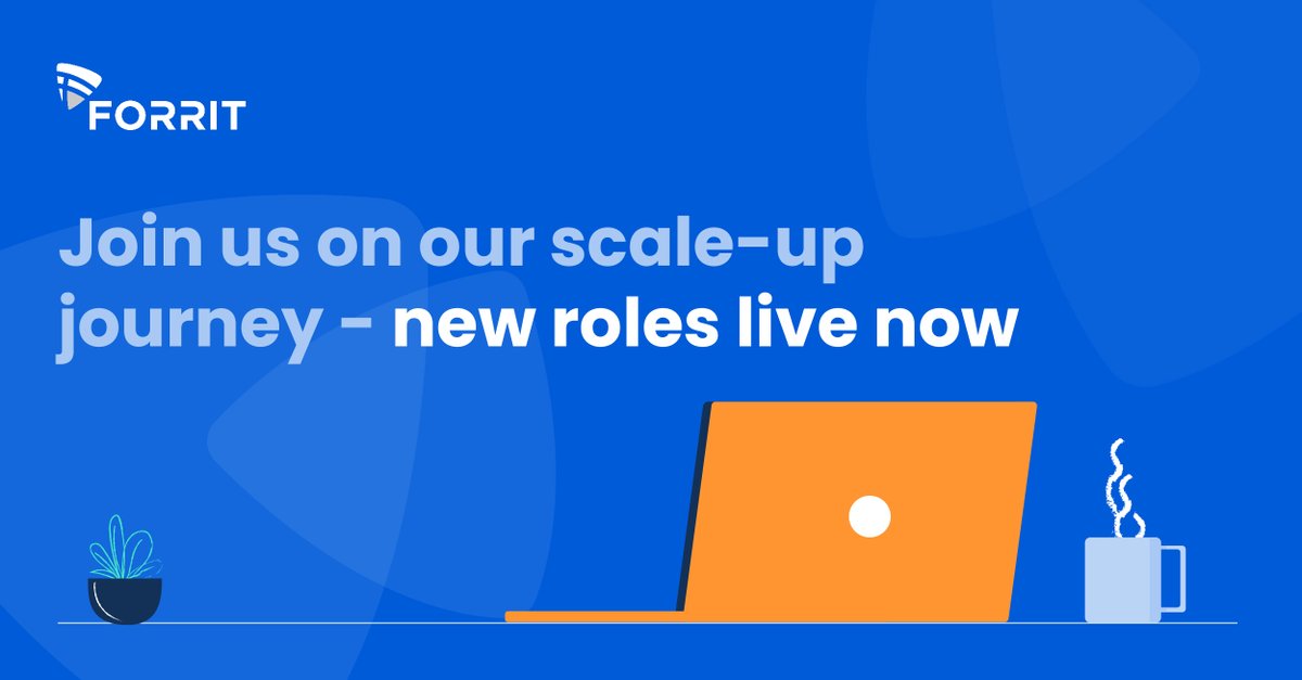 forrit's tweet photo. Forrit is growing! 🚀

Following on from our £5million investment from @thebankscot, we have 5 brand new roles live! Ranging from Finance Director to Product Analyst, take a look at our careers page now: https://t.co/nTU3kXHyxc #GoForrit https://t.co/JT8qcE3WlB