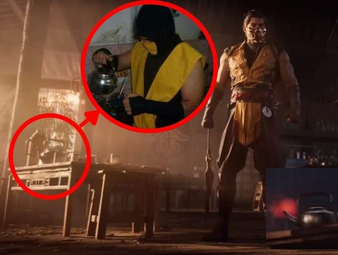 taringa's tweet photo. Se volvió canon el Scorpion matero en el nuevo trailer de Mortal Kombat 1. Un orgullo taringuero el pibe. https://t.co/jONT4NBIYC