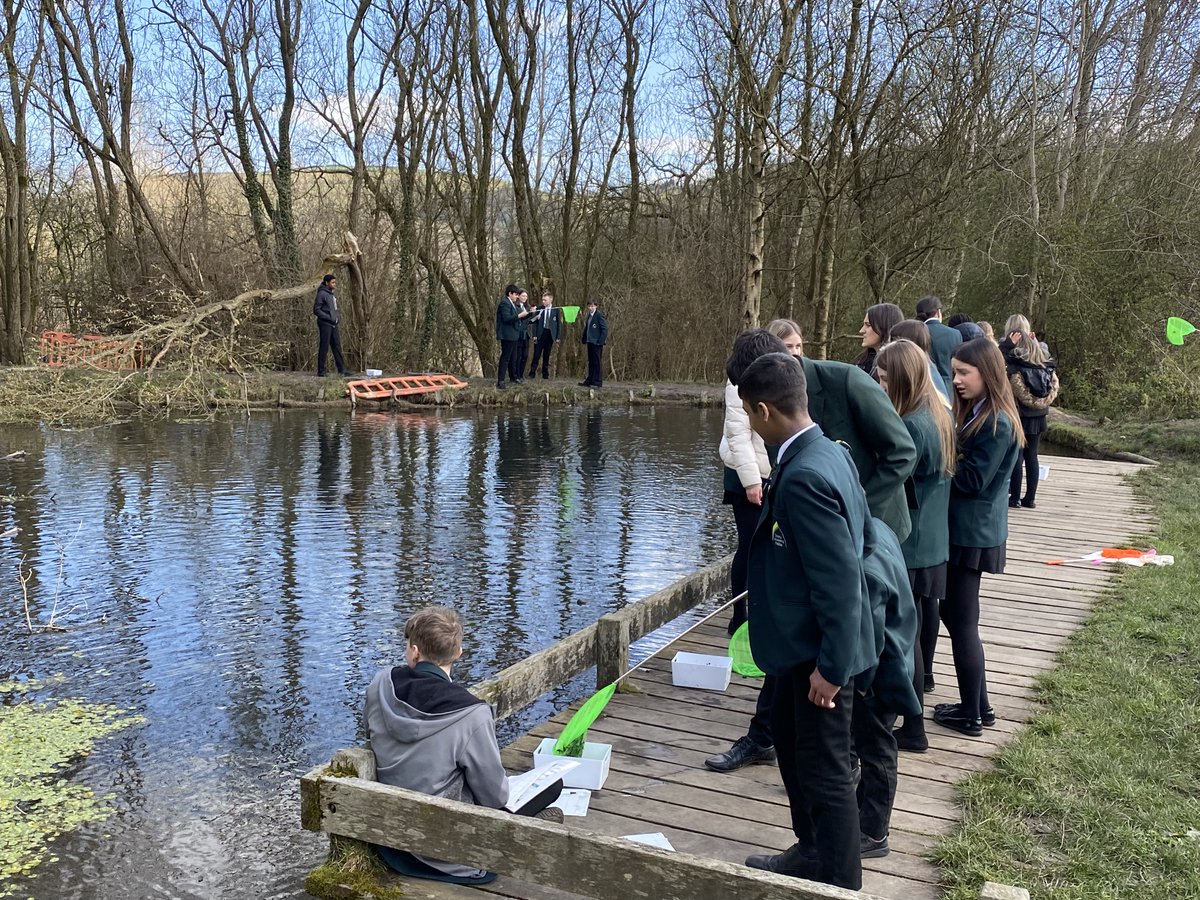 Our Year 9 geography students have been out in the community again, this time they have been at Beachwood Pond collecting data for their fieldwork investigation. 🐸  #outdoors #local