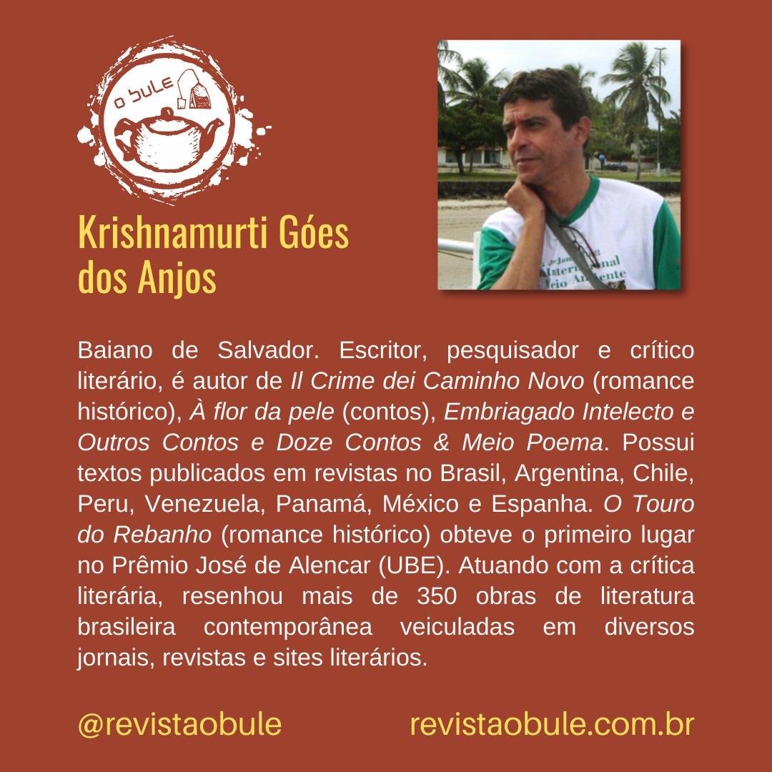 revistaobule's tweet photo. Krishnamurti Góes dos Anjos escreveu sobre o livro ‘Edifício Ouroboros’, do escritor e psicanalista Renato Tardivo.
Leia a resenha na Revista O Bule.
https://t.co/1knY1ocsup
#krishnamurtigoesdosanjos #resenhas #renatotardivo #edificioouroboros #revistaobule #obule https://t.co/NN7XOL5hNt