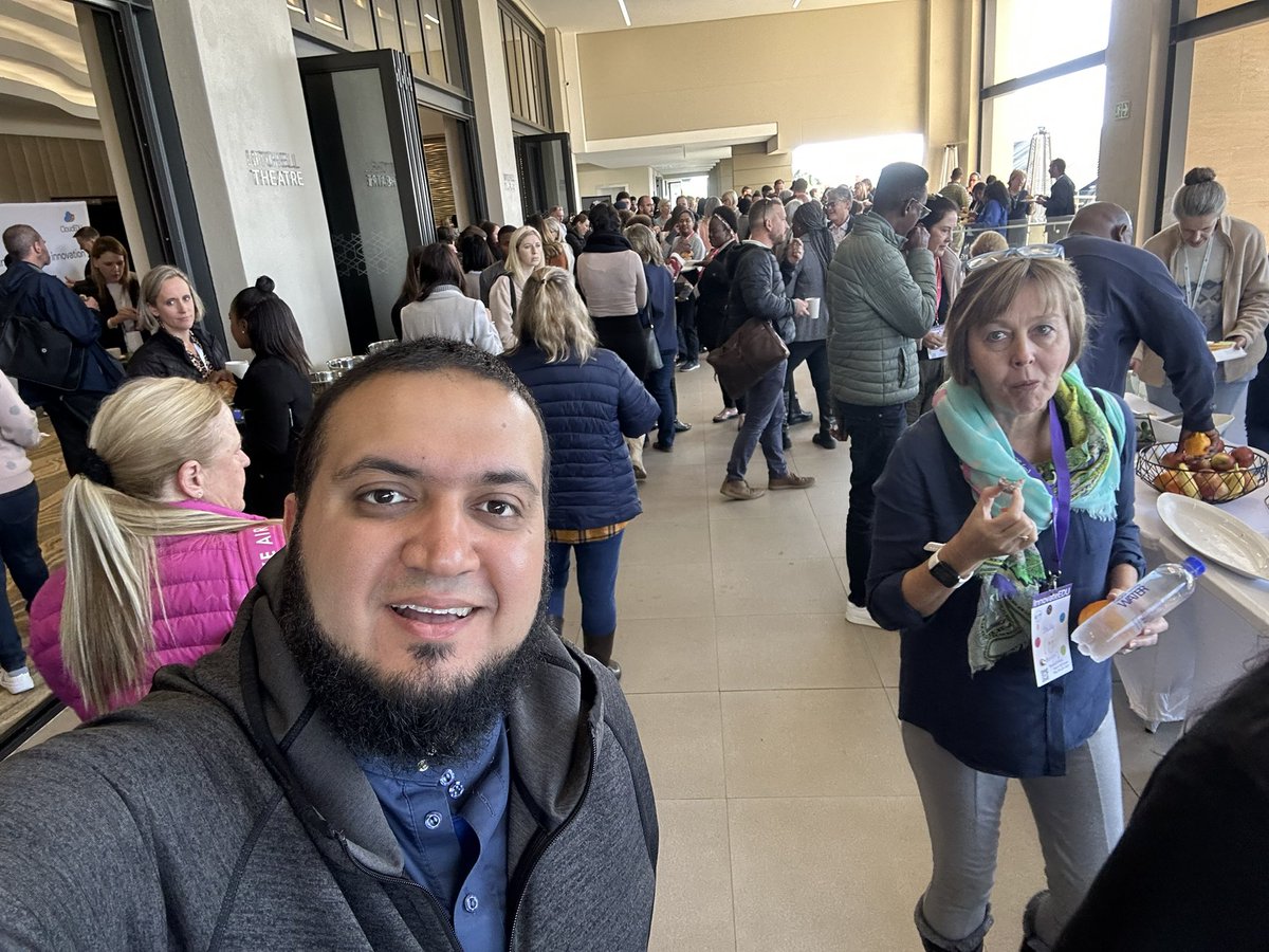 abid_patel's tweet photo. Such an awesome #Day1 so far at #InnovateEDU! Totally inspired to see so many passionate educators &amp; hearing stories of great innovative teaching &amp; learning taking place across the African continent! ❤️

#EdTech #EduTwitter #CloudEDU #Inspiration #Education #Learning #PLN 🥰 https://t.co/Z7a8Zba0GQ