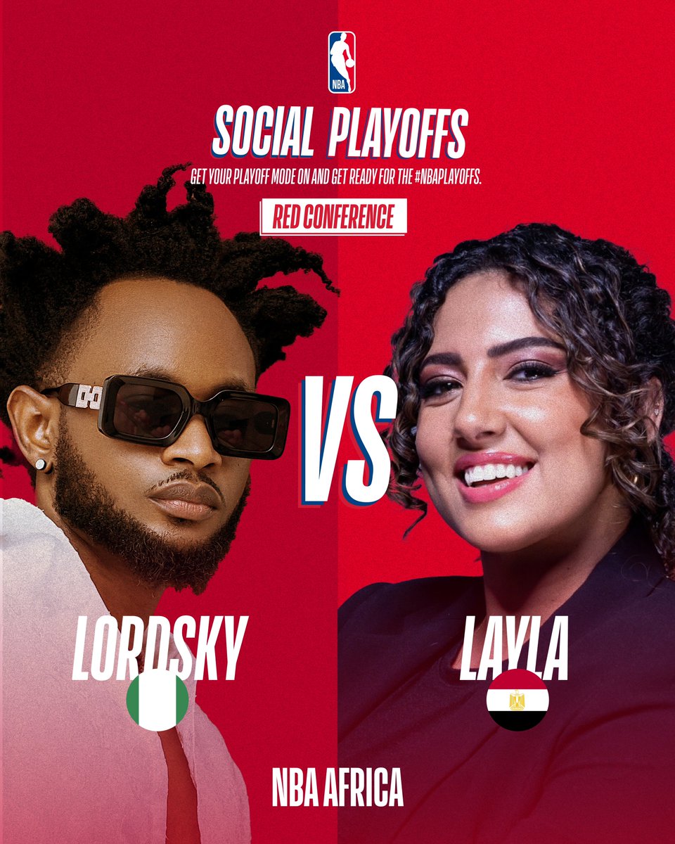I'm about to light up❤️‍🔥the @NbaAfrica Social Play-Off🏀 with Layla!  
🇳🇬 Vs 🇪🇬 #NBAPlayoffs