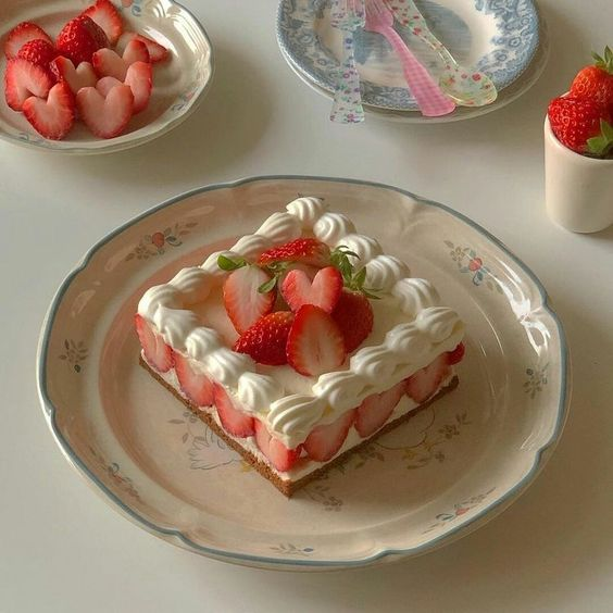 Strawberry desserts