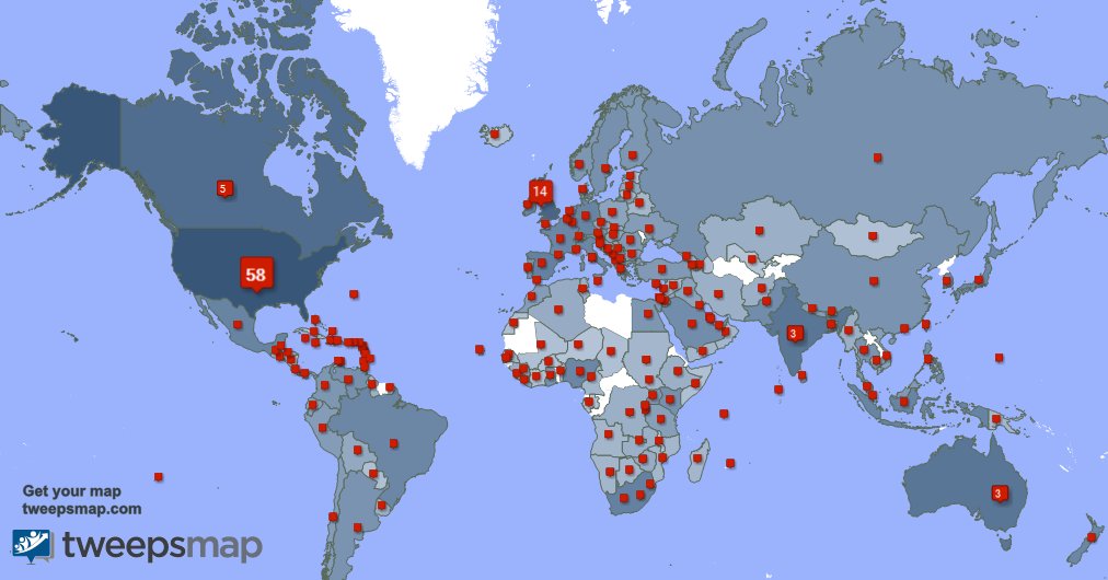 Special thank you to my 20 new followers from Bangladesh, and more last week. tweepsmap.com/!Larry_B_Gray