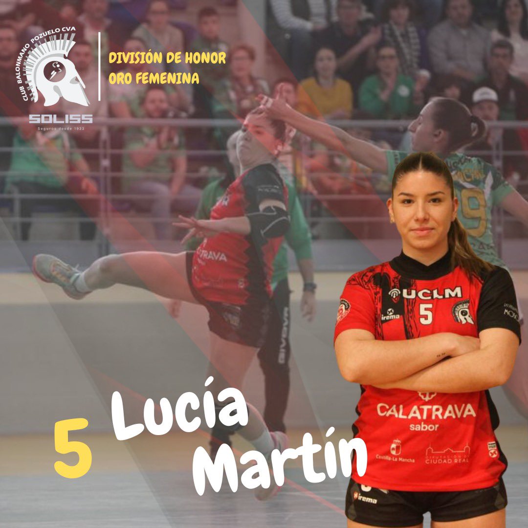 BMPozueloCva's tweet photo. [📣] LUCÍA MARTÍN, RENUEVA COMO ESPARTANA DEL DIVISIÓN DE HONOR ORO

🟥 Nuestro puñal🗡️ @luumaartin5 en la primera línea renueva una temporada más con el club, en la que será su quinta temporada como espartana🤩🙌🏼 https://t.co/yDlhZiujRR