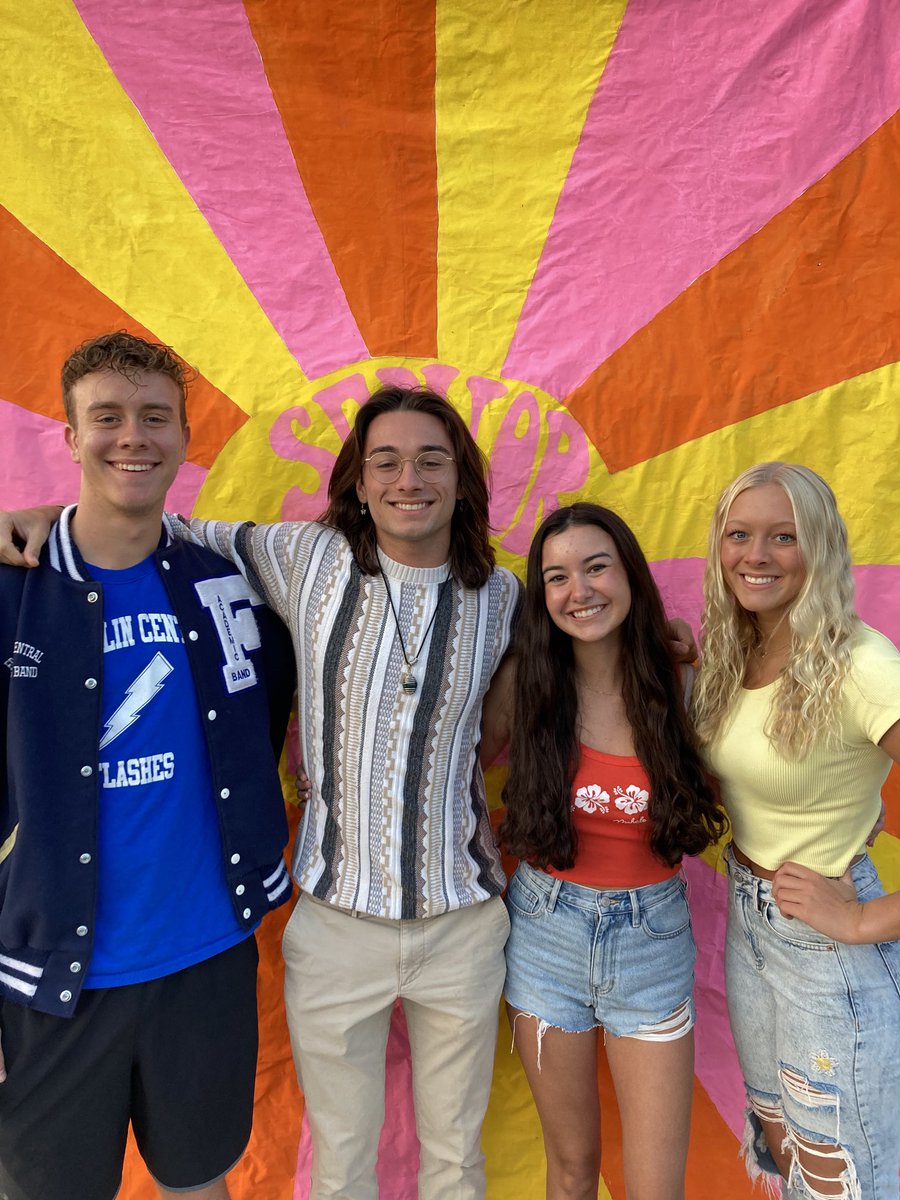 MrSokolowski's tweet photo. Absolutely awesome morning at Senior Sunrise! Great turnout and tons of fun hanging out with the Class of 2023 for one of the last times. Hats off to these four officers for a job well done. Going to miss this group a bunch. https://t.co/GQOfaKvSDJ