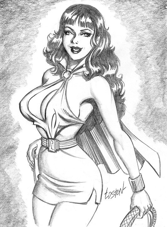 #PhantomLady #DCComics #QualityComics #FreedomFighters
Phantom Lady. This was a drawing I did for someone who bought a sketchbook from me. 

Please Retweet, Follow, Like & Comment