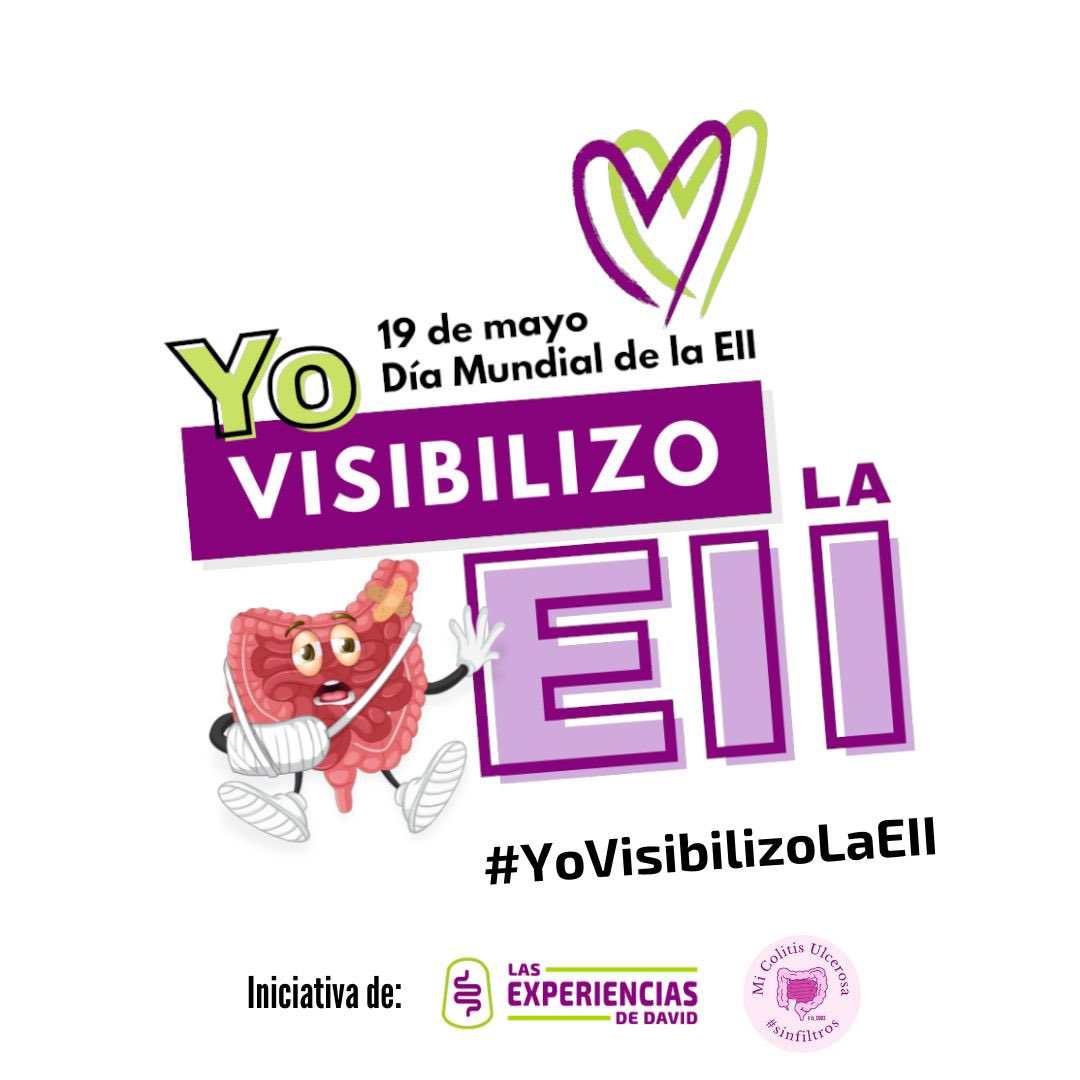 Nos unimos a la campaña de visibilización de la enfermedad Inflamatoria Intestinal que impulsan nuestros amigos Iris y David.
<a href="/aeeorlcc/">AEEORLCCC</a>
#YoVisibilizoLaEII 
<a href="/Iris_CU93/">Iris Torrente | Ileostomia & inmunomediadas</a> <a href="/ExperienciasdeD/">Las Experiencias de David | Crohn y Ostomía</a>