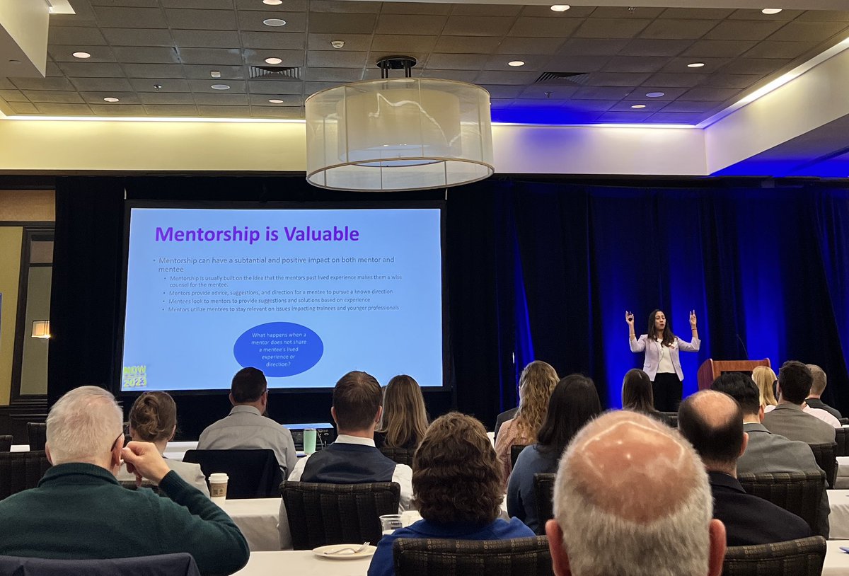 MAPharmacists's tweet photo. The #MASHP23 keynote speaker @kamakshi_rao is “coaching” us on creating strong relationships and leveraging coaching in addition to mentorship in our careers! #TwitteRx https://t.co/hsfzjALoLr