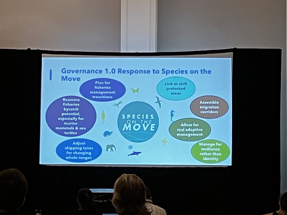 Next step: Response to how species move. Thank you mentioning #SeaTurtles