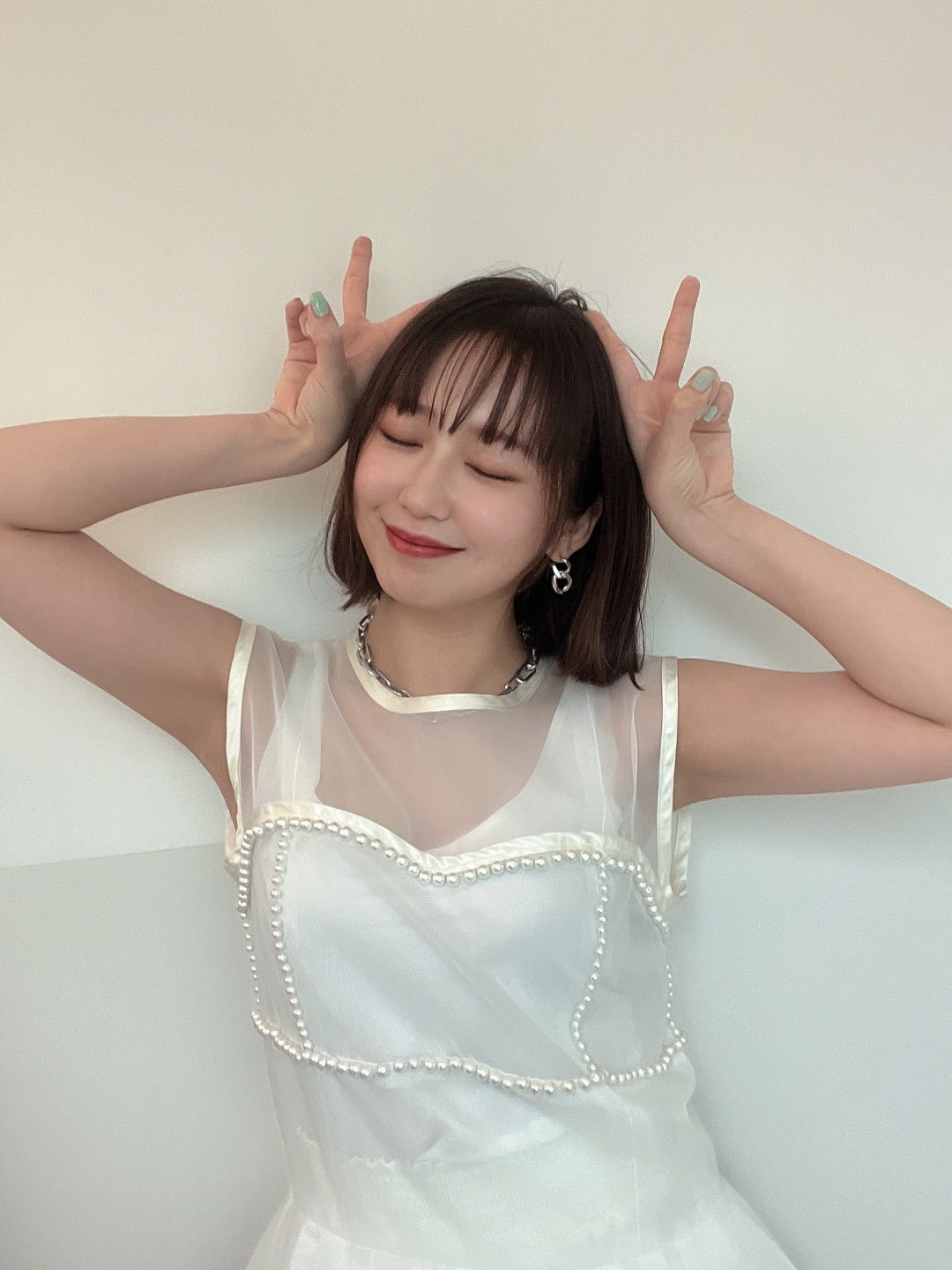 ハロコン モバガチャ モーニング娘。'25 SR うちわ 野中美希 野中美希(モーニング娘。'25)『ハートうちわキーホルダー』