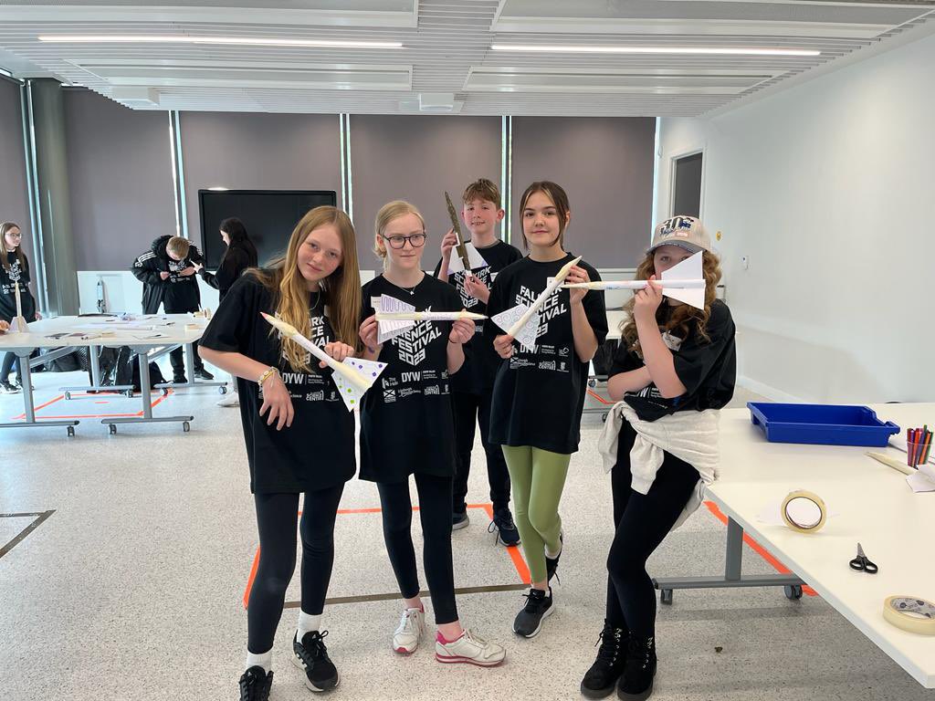 Braes_STEM's tweet photo. Some of our S1 enjoying a workshop making rockets at Forth Valley college as part of the Falkirk Science Festival @braesmaths @BraesTech @physicsbraes #WeLoveSTEM #RRSA https://t.co/usWpUZMhIb