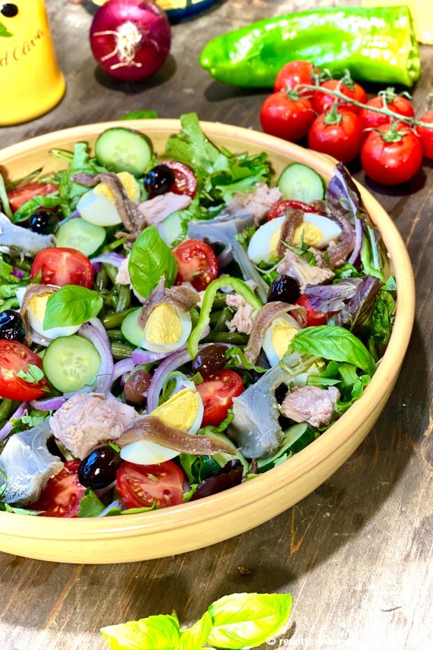 Recettesdiabete's tweet image. Salade Niçoise &amp;gt;&amp;gt;&amp;gt; ift.tt/zgdk9Uh #diabetes #igbas #recettes