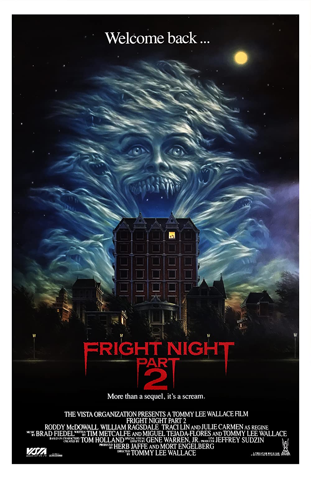 LandOfThe80s on Twitter "The horror film "Fright Night Part 2" debuted