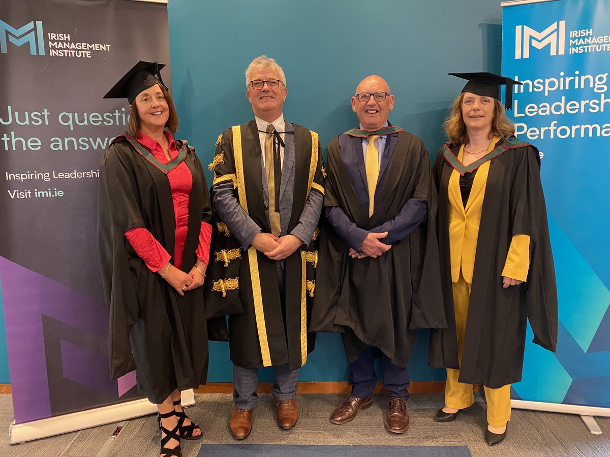 johbees's tweet photo. Congratulations to all who graduated today #IMI @CUBSucc @UCC @thia_hennessy @Ukilkelly ! Wonderful to see IMI staff among the recipients! Celebrate! https://t.co/sqr5iLxWRm
